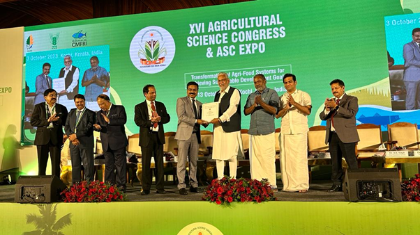 Recognition Award in Agricultural Engineering & Technology